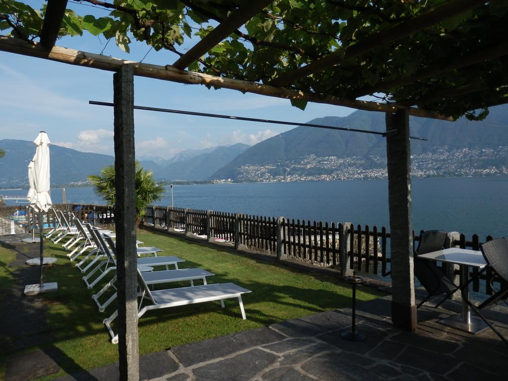Luxerioeses Apartment 52 Viralago Mit Privatstrand Gambarogno Esterno foto
