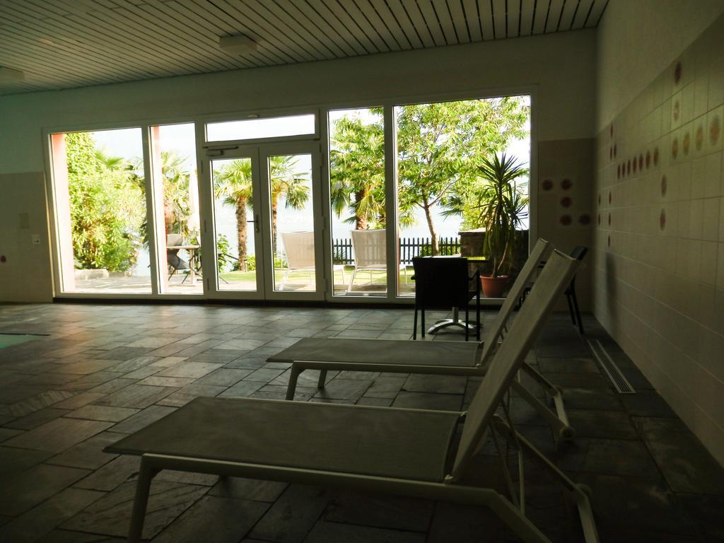 Luxerioeses Apartment 52 Viralago Mit Privatstrand Gambarogno Esterno foto