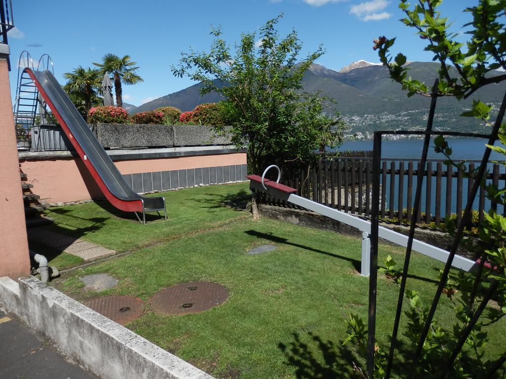 Luxerioeses Apartment 52 Viralago Mit Privatstrand Gambarogno Esterno foto